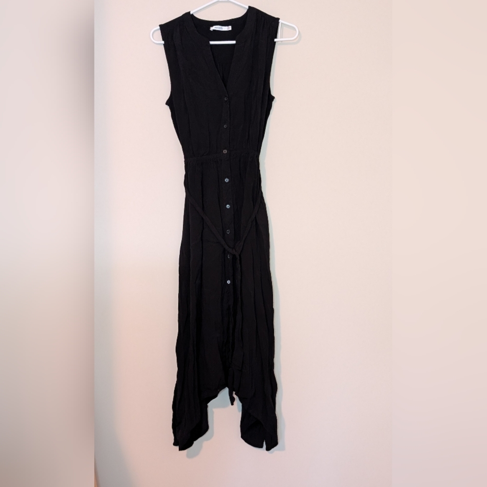 Ricki's Elegant Black Maxi Dress, Size Small